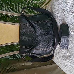 The Sak Textured Black Crossbody Bag